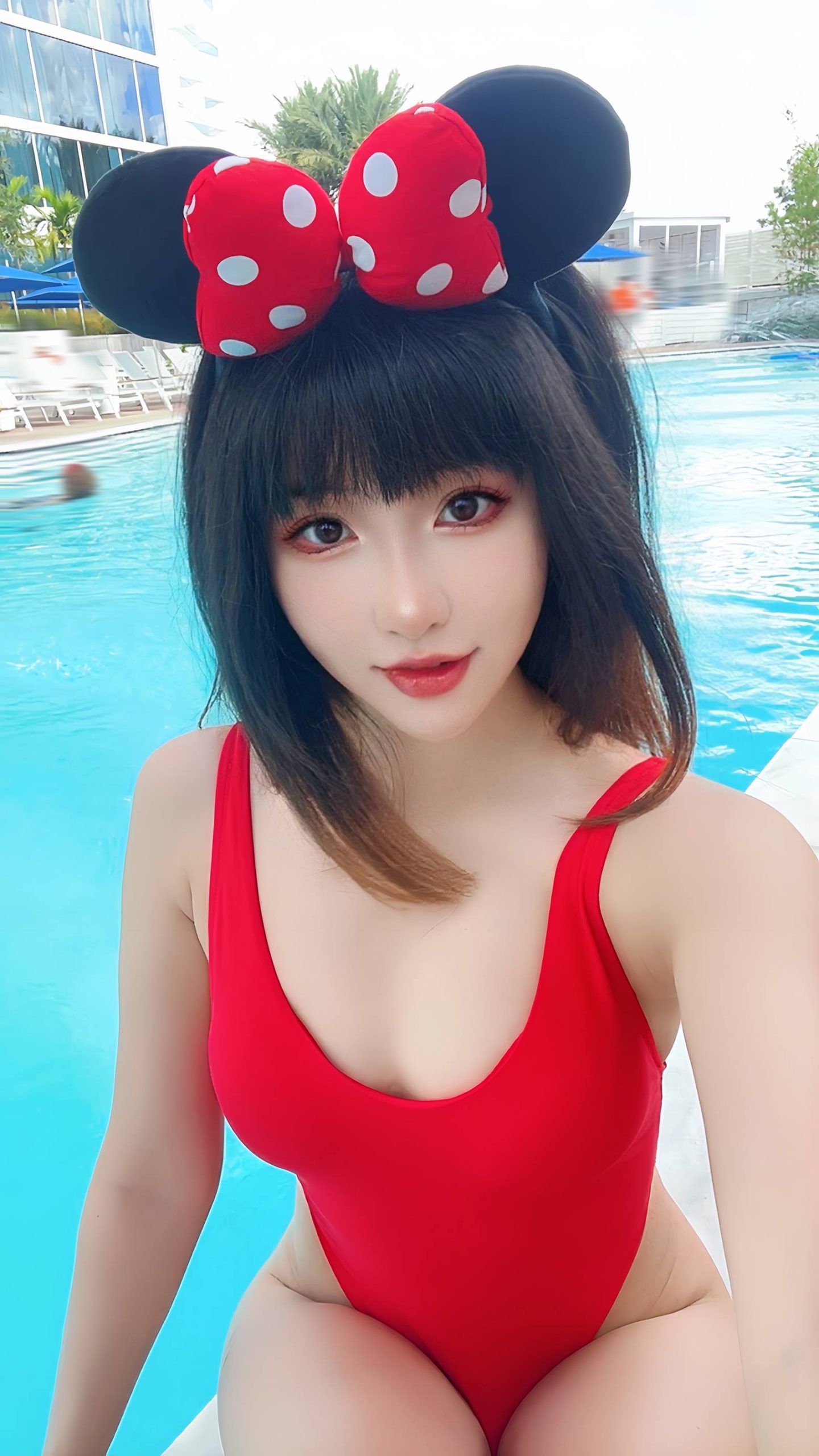 MisswarmJ – Disney Red Bikini 18[8P]插图2