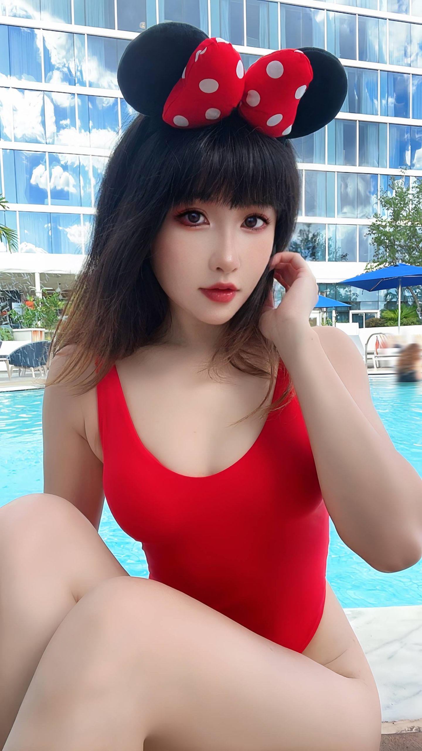 MisswarmJ – Disney Red Bikini 18[8P]插图3