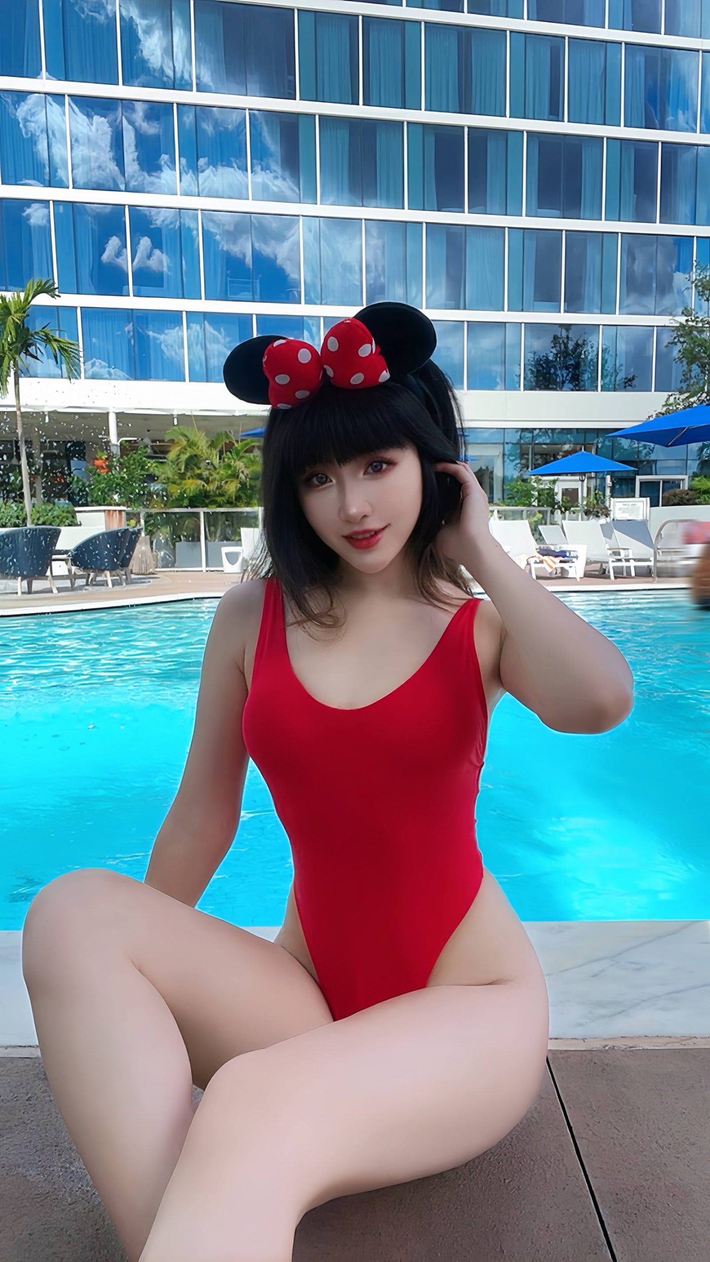 MisswarmJ – Disney Red Bikini 18[8P]插图4