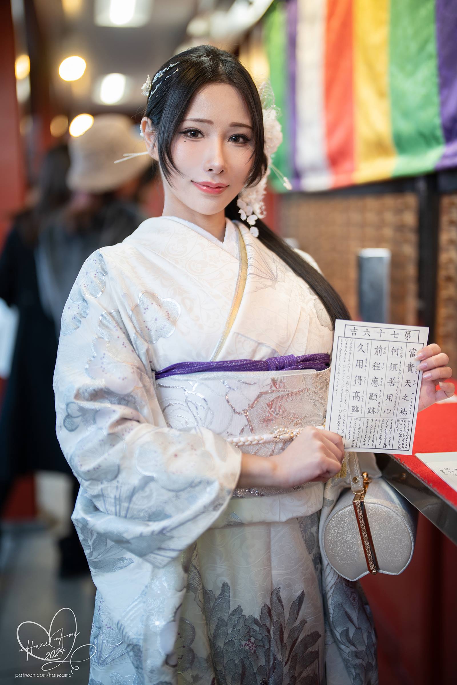 雨波_HaneAme Original 2024 New year Silver Kimono[32P]插图5